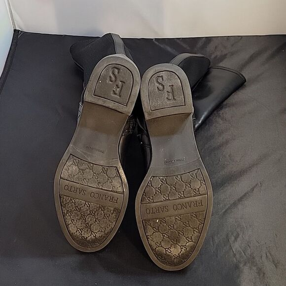 FRANCO SARTOL-COUNTRY WOMEN"S ROUND TOE LEATHER KNEE LENGTH BOOT - Picture 11 of 12